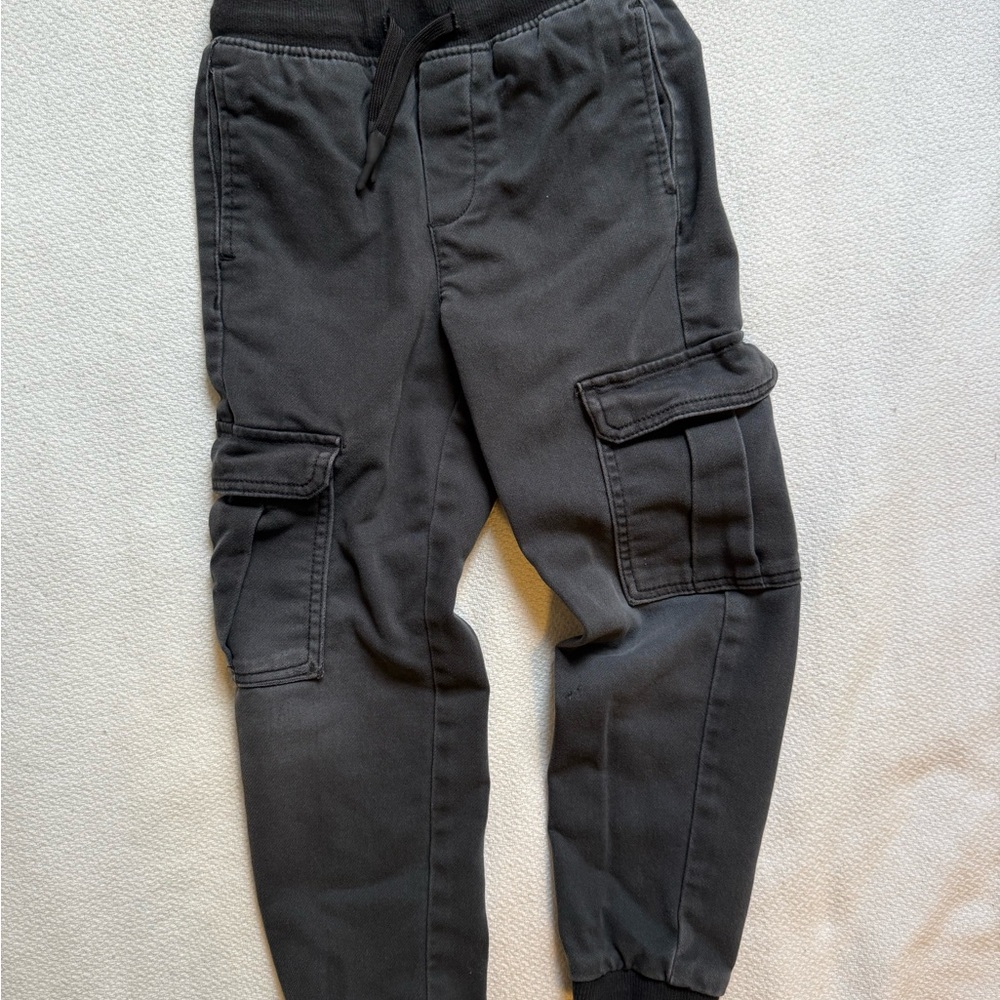 H&M Black Cargo Jogger Pants